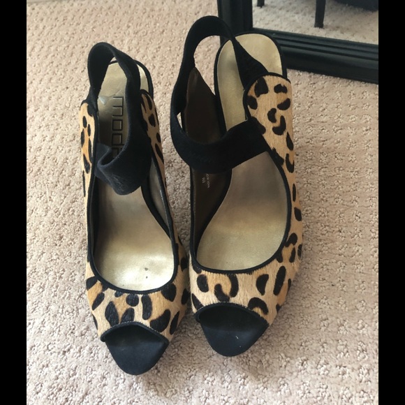 LMODA SPAN/  Leopard Lace Shies size  8M - Picture 4 of 8